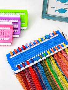 Cross Stitch Kit Storage Box Embroidery Thread Project Card 30 Slots Sewing Needle Storage Rack Craft Tools Accessories, Suitable For Sewing Room, Craft Table And DIY Studio, Sewing Accessories - Multicolor - View 7