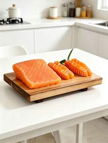 Stool Tray, Sushi Tray, Tray Plate, Solid Wood Dining Tray, Suitable For Restaurant, Camping, Outdoor Use, Washable, Optional Sizes, Can Hold Food And Snacks, Also Can Be Used To Hold Soap And Towels - View 6