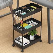 Portable Shopping Carts - Black - View 3