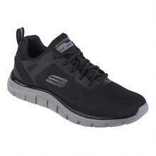 Skechers سكيتشرز تراك-برودر - أحذية رياضية سوداء للرجال - الأسود - مشاهدة 1