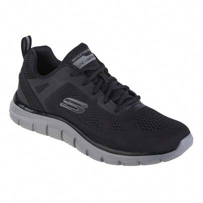Skechers Track-Broader - Black Men Sports Shoes
