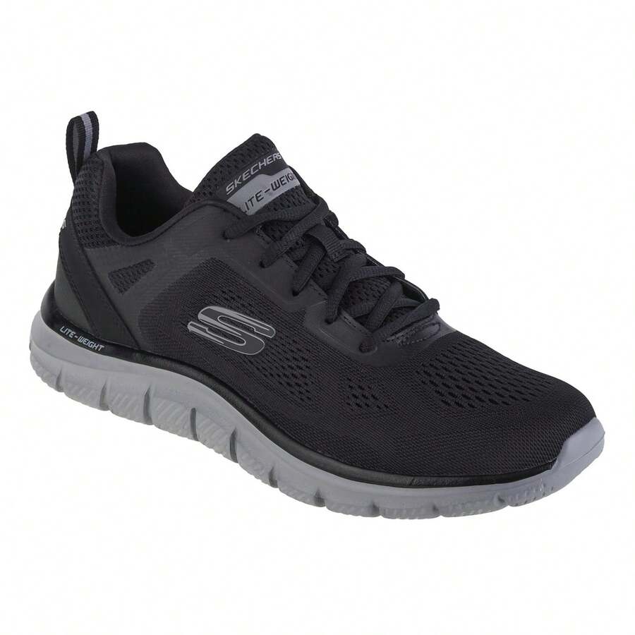 Skechers سكيتشرز تراك-برودر - أحذية رياضية سوداء للرجال - الأسود - مشاهدة 1