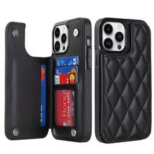 Wallet Phone Case Compatible With Iphone 18 17 Pro Max, Air, 16e, 16, 15, 14, 13, 12, 11 Pro Max, XR, XS MA, Magnetic Design, RFID Anti-Theft Card Slot, Magnetic Phone Protective Cover, Shockproof, Unisex, Also Compatible With Samsung Galaxy S26 S24 S25 S23 S22 Ultra Plus, Multi-Card Slot Design, Magnetic Clasp, With Stand, Shockproof Protective Cover - Black - View 14