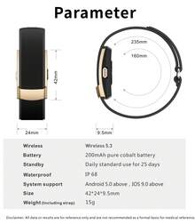 LIGE Fashionable New Smart Bracelet, Screen-Less Design, Waterproof, Multiple Exercise Modes, Exercise Tracking Records, Sleep Monitoring - View 9