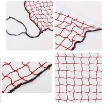 1pc Standard Competition Badminton Net, Dense Mesh Anti-Snagging Wear-Resistant Tear-Resistant Professional Specification, Indoor Training Outdoor Leisure Dual Use, Family Sports Entertainment, Halloween, Christmas Badminton Sports Equipment - Multicolor - View 5