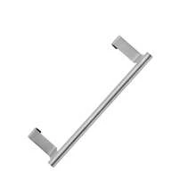 Basic Living 1pc Black Single Bar Towel Rack, Cabinet Door Back Hanging No-Drill Towel Bar - A - View 13
