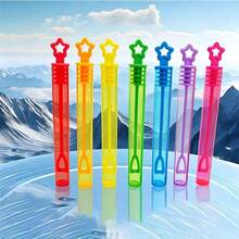 Star-Shaped Bubble Wand Test Tube, Colorful Mixed Five-Pointed Star Bubble Tube, Party Gathering Atmosphere Handheld Play Small Gift - Multicolor - View 2