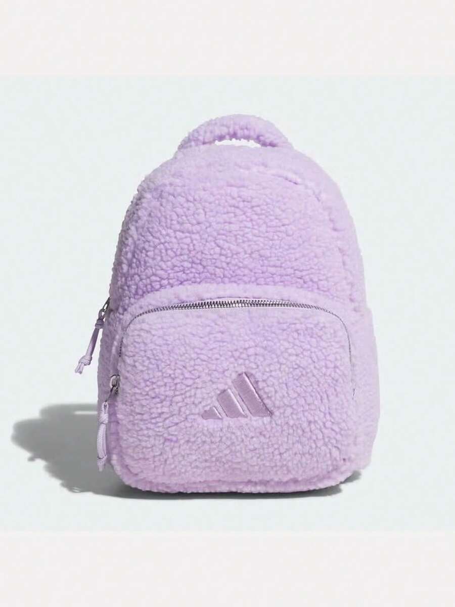 Adidas New W FLUFFY BP Versatile Backpack Dimensions: Approx. 26*20*12cm - Purple - View 1