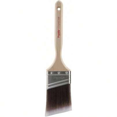 2-1/2" Angle Sash Firm, Nylon/Polyester Bristle, Paint Brush, Hardwood Handle 144152125-1 Each