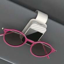 Sturdy Sun Visor Clip Fashion Glasses Holder - For Car Sun Visor, Glasses Hook Clip, Car Interior Sun Visor Accessory - A - View 13