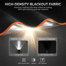 1pc Portable Heat-Insulating Sunshade, Single-Piece Car Sunshade, Specially Designed For Car Front Windshield, Titanium Silver Upgraded Thickened Sunshade, Effectively Blocks Sunlight, Easy To Install, High-Quality Fabric, Practical For Car Interior In Summer, Suitable For Travel And Camping, Fits Sedans, SUVs And Trucks - A - View 9