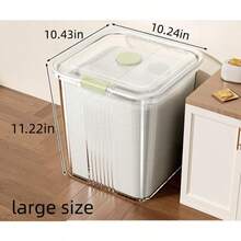 Large Capacity Pet Food Storage Container, Airtight Moisture-Proof Cat/Dog Food Storage Canister, Moisture-Proof Household Food Storage Box - 20L - View 2