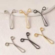 8/12Pcs Y-Shaped Scarf Clips Neck Clips Headscarf Veil Fixing Pins Accessories Scarf Buckles, Y-Shaped Waist Buckle, Waist Adjustment Buckle - Multicolor - View 9