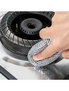 30pcs - Magic Cleaning Cloth, Magic Cleaning Cloth, Thickened Double-Sided Metal Steel Wire Dishcloth Kitchen Dishwashing Pot Cleaning Cloth Cleaning Tools, Scratch-Resistant Metal Wire Dishcloth, No-Trace Multi-Purpose Metal Wire Dishcloth, Silver Mesh Woven Cleaning Cloth, Dry And Wet Use, Easy To Rinse, Reusable, Metal Wire Cleaning Cloth, Suitable For Sinks, Pots And Pans, Countertops, Stoves, Tableware, Etc., Cleaning Supplies, Cleaning Tools - Silver - View 4