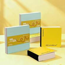 Portable Sketchbook, Square Notebook Is The Best Choice For Buying Stationery And As A Gift During The Back-To-School Season. 3.14 Inches * 3.14 Inches, 120 Pages, Thickened Paper, It Can Be Used For Daily Journaling, Note-Taking, Drawing, Doodling And More. - Multicolor - View 2