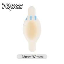 10pcs Multi-Shape Gel Waterproof Patches, Waterproof Self-Adhesive Foot Protection Patches, Soft Anti-Friction Cushion Pads For Heel, Toe And Foot - Multicolor - View 7
