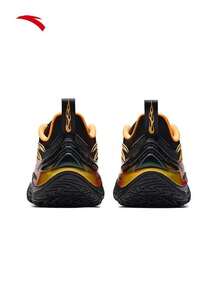 Anta Men's Low-Top Basketball Shoes Breathable Mesh Nitrogen Technology Rebound Sports Shoes - Black/Orange/Purple - View 6