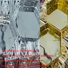 12pcs Mini Gold/Silver Hollow Plastic Gift Boxes, Wedding Candy Boxes, Creative Souvenir Candy Boxes, Wedding Favors - Multicolor - View 8