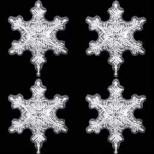 2/4Pcs 36inch Transparent Snowflake Balloons Christmas Clear Snowflake Foil Mylar Balloons For Winter Wonderland Ice Snow Theme Birthday Party Baby Shower Wedding Home Decorations - View 11