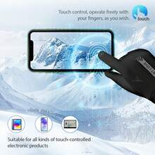USB Heated Gloves, Warm Winter Gloves, Knitted Gloves, Available In Two Styles: Back Of Hand And Fingers Heating, Or Only Palm And Back Of Hand Heating. Perfect As A Warm Winter Gift For Parents And Friends. - Black - View 5