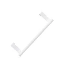 Basic Living 1pc Black Single Bar Towel Rack, Cabinet Door Back Hanging No-Drill Towel Bar - A - View 15