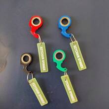 1/2pcs Multi-Color Karambit Spinner 2nd Generation Fingertip Spinning Keychain, Fingertip Spinning Stress Relief Keychain, For Backpack Decoration, Bag Decoration, Party Gift, Holiday Gift - Multicolor - View 1