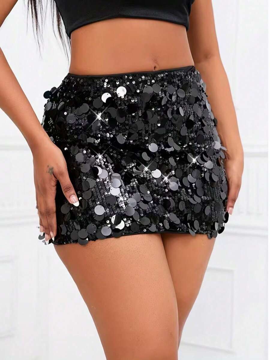 Women Mini Dresses - Black - View 1