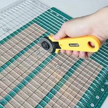 2.5MM Thick Transparent Acrylic Patchwork Ruler - 6 Inch Sewing Template With Dual Unit (Inch & Centimeter) Scale, Grid Markings And Diagonal Cutting Guide, Suitable For Patchwork, Handicrafts, Clothing Alterations, Durable Structure Sewing Accessory - 1pc Clear Acrylic - View 2