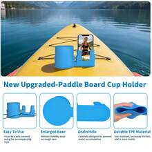 Surfboard Kayak Drink Cup Phone Holder With Strap To Secure Drink And Phone - Fixed Bracket - View 11