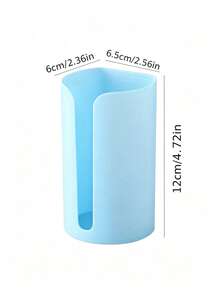 1pc Trash Bag Storage Box Plastic Bag Collector Wall-Mounted No-Drill Kitchen Convenient Pull-Out Design - Multicolor - View 10