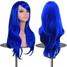 Wigs 28 Inch Wavy Curly Cosplay Wig With Wig Cap And Comb (Red) - ColorA - View 7