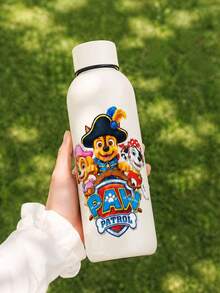 1pc 17oz Paw Patrol Cartoon Pirate Puppy Stainless Steel Vacuum Insulated Water Cup With Handle, Small Mouth Cup, Fits In Backpack, Car Cup Holder, Portable Cup For Outdoor Sports, Camping, Fitness, School, Office, Suitable For Car, Outdoor Camping, Fitness, School, Daily Office Use, Back To School, Halloween, Christmas, Perfect As Birthday Gift - View 5