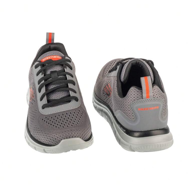 Skechers Track - Leshur - Grey Mens Sports Shoes - Grey - View 5