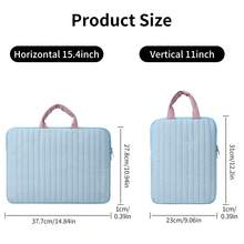 DANYCASE Tas Pelindung Laptop untuk Laptop 11-15,4 Inci, Kompatibel dengan Air 13,3/13,6/15,3 Pro 13/3,3 Generasi ke-7/ke-8, Air Generasi ke-5/ke-6/ke-7, dan Tablet Genggam, dengan Kompartemen Internal - MultiWarna - View 8