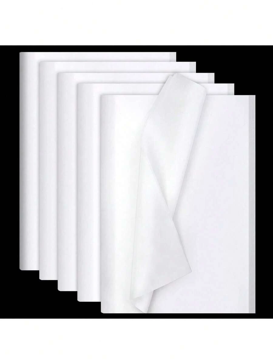 150 Sheets White Tissue Paper For Gift Bags, 14X20In Tissue Paper Bulk Translucent, Bulk Tissue Paper For Packaging Filler, Gift Paper Tissue For Protection Film, Arts Craft Decor Valentine's Day, Weddings, Parties, Birthdays, Halloween, Christmas - A - View 1