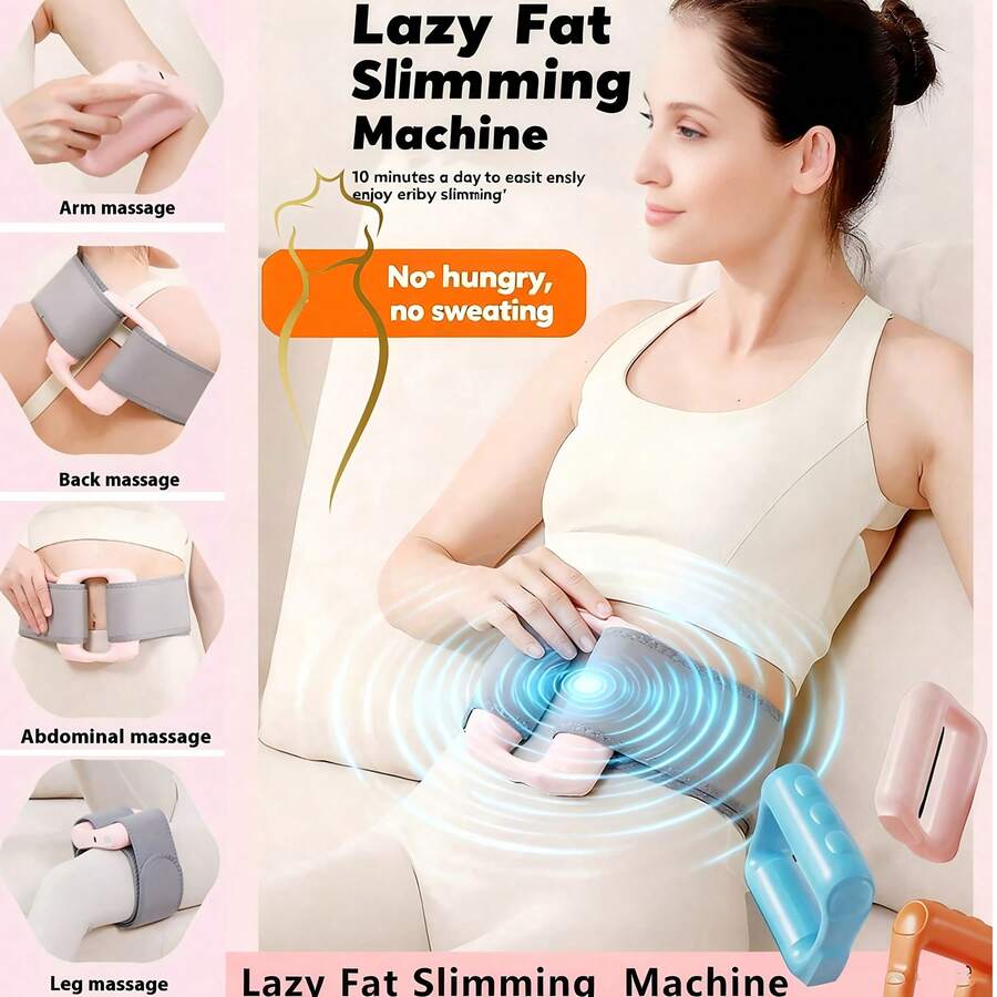AXH Fat Burning Massager, Vibration Sweat Fascia Gun, Yoga Ring, Vibrating Muscle Relaxation Massager - Multicolor - View 1