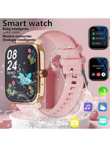 Waterproof Smart Watch, Wireless Call/Dial, Multiple Sports Modes, Incoming Call Alert And Rejection, SMS Notification, Customizable Wallpaper, Compatible With Smartphone/Android System - Multicolor - View 3