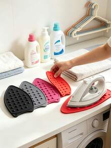 1pc Heat-Resistant Silicone Ironing Pad, Multi-Functional Household Ironing Mat, Thickened Anti-Scald, Ironing Board Pad - Multicolor - View 6