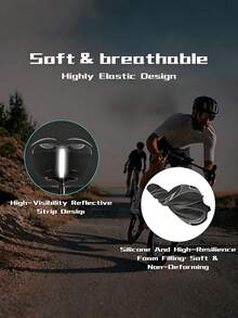 3D Thickened Bicycle Seat Cover Hollow Breathable Cushion Cover For Cycling Enthusiasts Compatible With Replacement Bicycle Saddle Cover For Fixed-Gear Exercise, Mountain And Road Bike Seats Perfect For Gym Spin Bicycle And Highway Rides - Multicolor - View 7