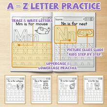 ABC Alphabet Tracing & Phonics Practice Notebook, Uppercase & Lowercase Letter Writing, Letter Recognition, Picture Vocabulary, Pencil Control & Handwriting Exercises For Home Learning And Classroom Practice - ABC Alphabet Learning - View 7