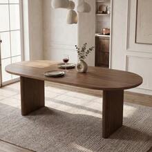 Extendable Dining Table 140/200 * 90 Cm, Suitable For 6–8 People - Walnut - View 1