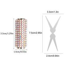 Cat-Eye Nail Art Set Featuring A Handle Fully Encrusted With Rhinestones; Easily Creates A Translucent Cat-Eye Halo Effect. Suitable For Professional Nail Technicians, Trainees, And DIY Enthusiasts - Multicolor - View 11