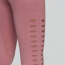 Adidas High Waist Leggings Yoga Pants Running Casual Trousers HD9072 - Simple Powder - View 6