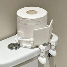 Fun Cute Book Roll Toilet Paper Holder Black And White Color Options Perfect For Bathroom Decor And Fun Home Decoration Ideal Holiday Gift For Friends Family And Book Lovers - 2-pack Tissue Holder (Rack Only) - View 5