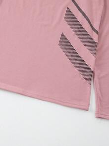 2件組女款保暖發熱內衣套裝，圓領上衣 + 長褲，冬季貼身打底內著 - 淡紫色 - 查看 7