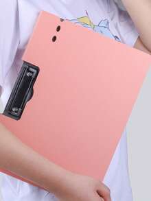 Thickened A4 Folding Folder, Horizontal And Vertical Clipboard, Multi-Color Document Storage Organizer, Office And Student Exam Paper Clipboard - A - View 9