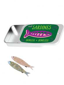 Creative Sardine Can Hair Clip Set, Sardine Storage Box, Sardine Hair Clip, Hair Accessory, Sardine Can Container, Small Accessory Storage Box, Daily Decorative Gift - Multicolor - View 15
