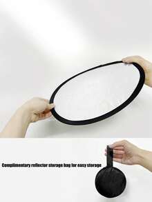 Reflektor Lampu Fotografi Portabel 2-in-1/5-in-1 Emas/Perak 30CM/60CM 1 buah (Termasuk Tas Penyimpanan Gratis) - View 2