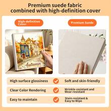 1pc Photo Album For 4*6inch Photos, Large Capacity, Full Landscape Pocket Design, 6 Inch 200 Photos, Suitable For Organizing Travel Memories And Group Photos From Various Events - A - View 6