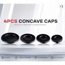 4pcs Black Gas Stove Burner Caps, Home Gas Stove Accessories, Durable Wear-Resistant Easy To Clean Kitchen Cookware Parts - View 12